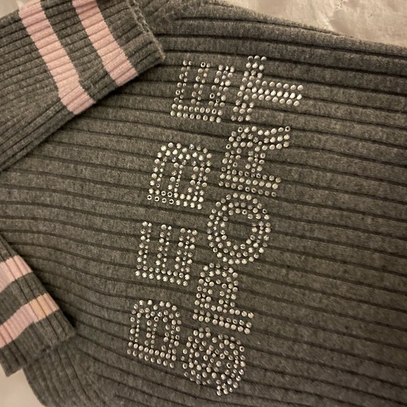 Two Vintage Bebe sweaters red and grey Small and Med - Picture 2 of 13